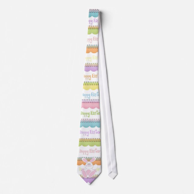 Hoppy Easter Neck Tie (Front)