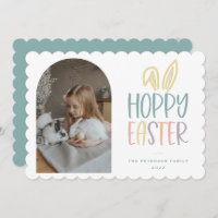Hoppy Easter Photo Holiday Card