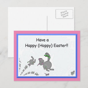 Hoppy Easter Postcard