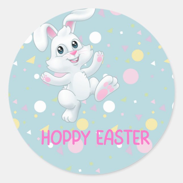 Hoppy Easter Sticker (Front)