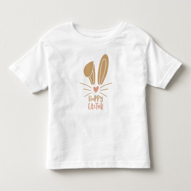 Hoppy Easter Toddler T-shirt (Front)