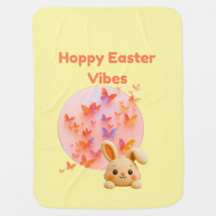 Hoppy Easter Vibes Baby Blanket