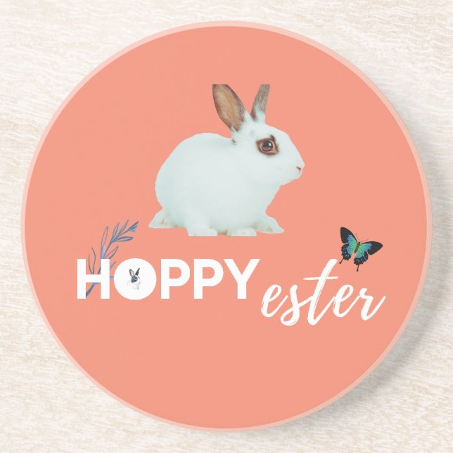 Hoppy Ester Funny Design Coasters (Front)