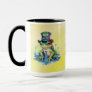 "Hoppy" Father's Day Frog Top Hat and Tie Design Mug
