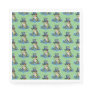 "Hoppy" Father's Day Frog Top Hat and Tie Design Napkins
