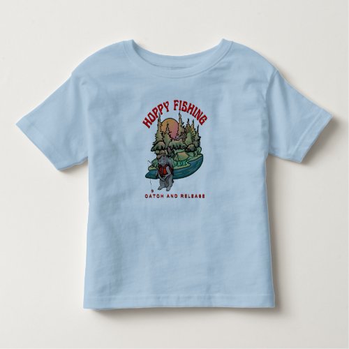 Hoppy Fishing Catch and Release Toddler T_shirt