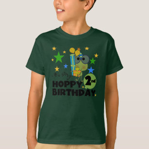 Hoppy Frog 2nd Birthday T-shirts and Gifts