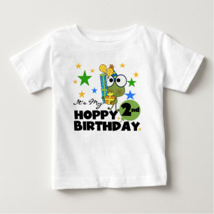 Hoppy Frog 2nd Birthday T-shirts and Gifts