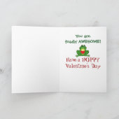 Hoppy Frog Valentine's Day - Card | Zazzle