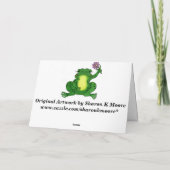 Hoppy Frog Valentine's Day - Card | Zazzle