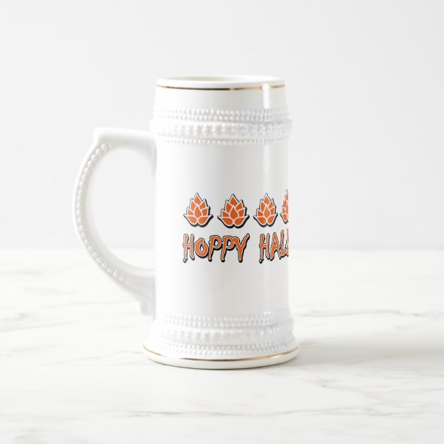 Hoppy Halloween Beer Stein (Left)
