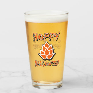Hoppy Halloween Glass