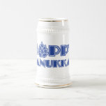 Hoppy Hanukkah Beer Stein<br><div class="desc">Hoppy Hanukkah</div>