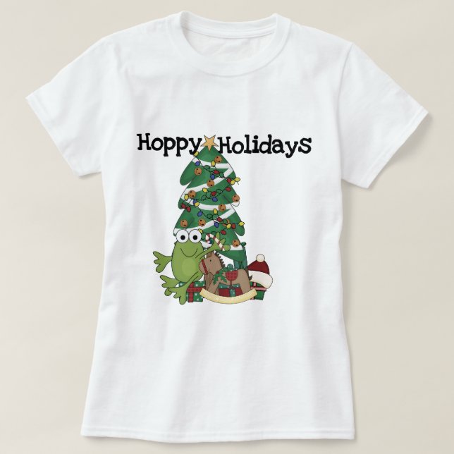 Hoppy Holidays Tshirts and Gifts (Design Front)