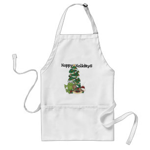 Hoppy Holidays Tshirts and Gifts Adult Apron