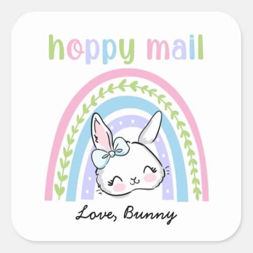 Hoppy mail sticker