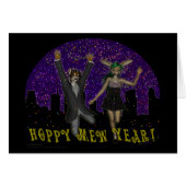 Hoppy Mew Year Card (Front Horizontal)