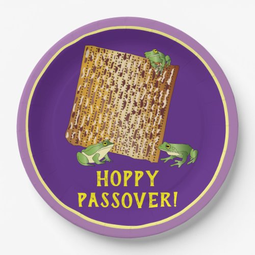 Hoppy Passover Paper Plates