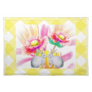 Hoppy Poppy Easter Placemat