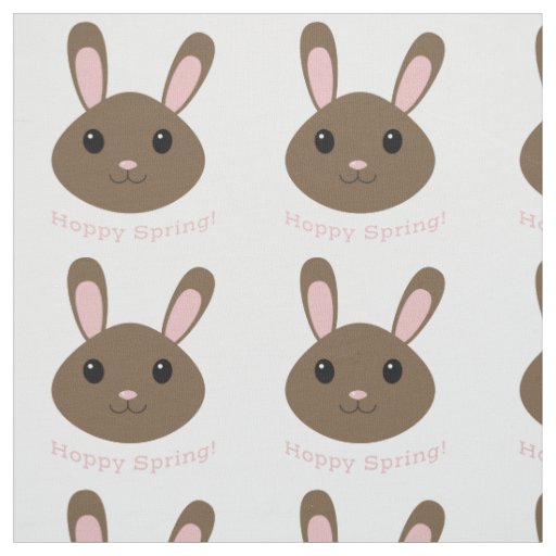 Hoppy Spring Bunny Fabric