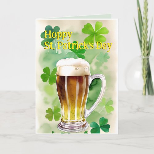 Hoppy St Patricks Day Photo Card