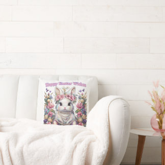 Hoppy throw pillow