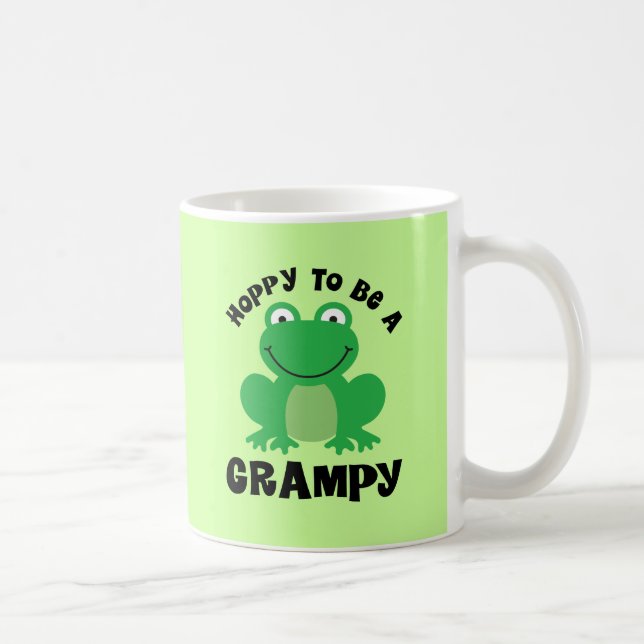 Hoppy To Be A Grampy Gift Coffee Mug (Right)