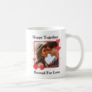Hoppy Together Brewed For Love Couple Photo Coffee Mug