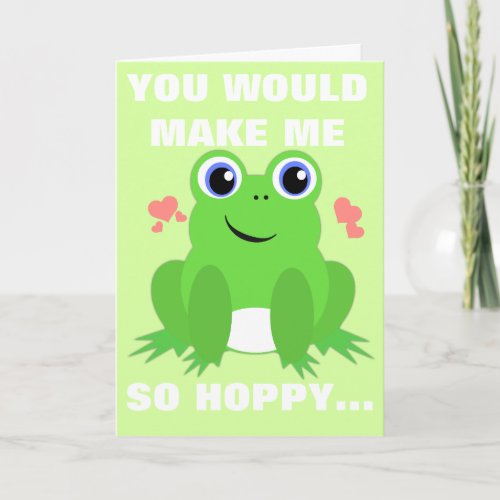 Hoppy Valentine Holiday Card