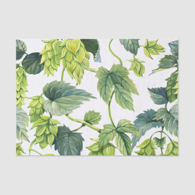 Hops, Beer Favor Tissue Paper (Front)