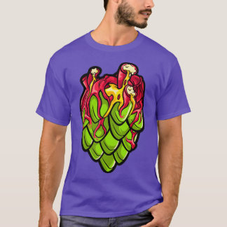 Hops Craft Beer Heart Brewer Hobby brewer T T-Shirt