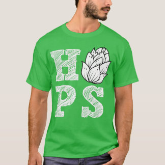 Hops Craft Beer Lover Brewing Cider T T-Shirt
