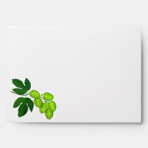 Hops Flower Botanical Art Envelope