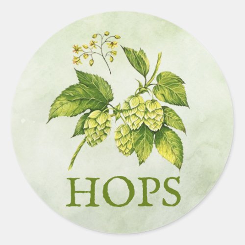 Hops Herbs Sticker