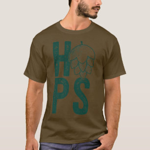 HOPS HOPS FLOWER Craft Beer Hops Drinking Meme  T-Shirt
