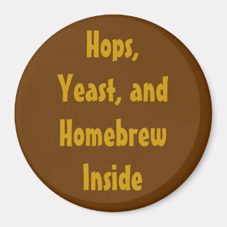 Hops, Yeast, and Homebrew Inside Magnet