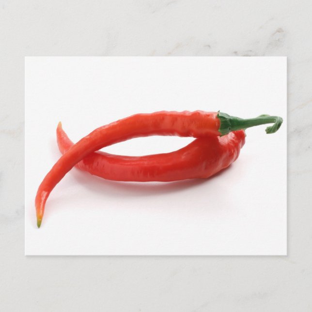 hor chili peppers postcard (Front)