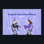 Hora Chair Dance B'nai B'not Mitzvah Sign-In Board Canvas Print<br><div class="desc">WELCOME!!! Looking for something a bit different? This funny card depicting the traditional jewish "Chair Dance", will make all your guests smile! I can personally help you with your order! Ask me anything! EVERYTHING is customizable! Did you know that you can make this invite any color you want by simply...</div>