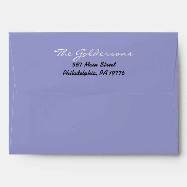 Hora Chair Dance Wedding Pre-Addressed Envelope (Back (Top Flap))
