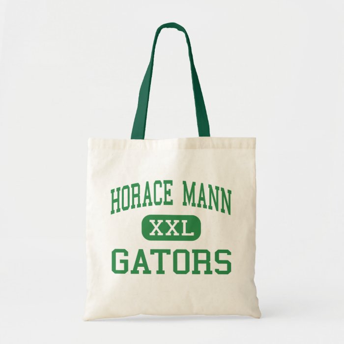 Horace Mann   Gators   Junior   Baytown Texas Canvas Bags