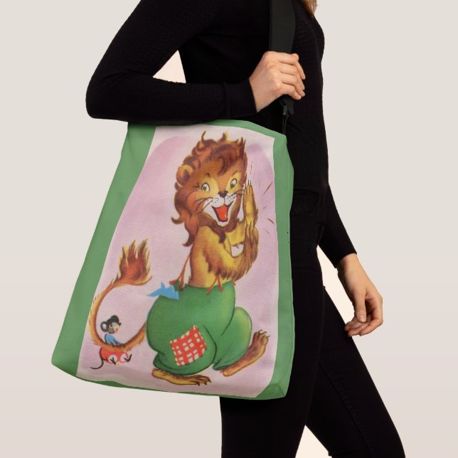 Horace the Lion and friend Crossbody Bag (Close Up)