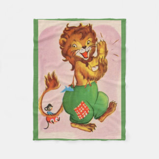 Horace the Lion and friend Fleece Blanket