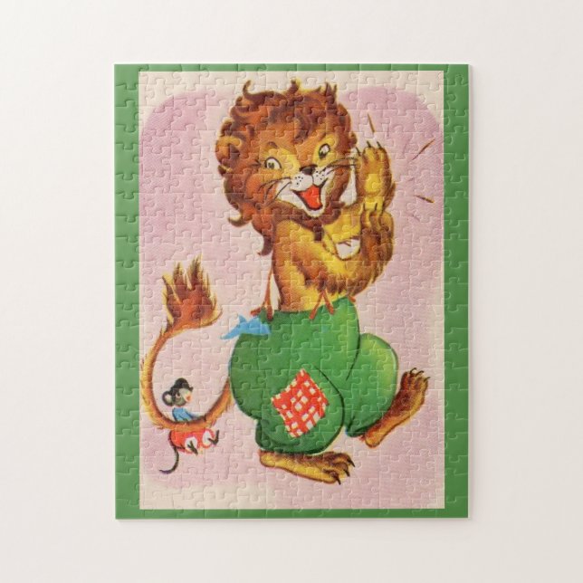  Horace the Lion and friend    Jigsaw Puzzle (Vertical)