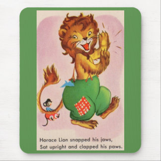 Horace the Lion and friend Mouse Pad