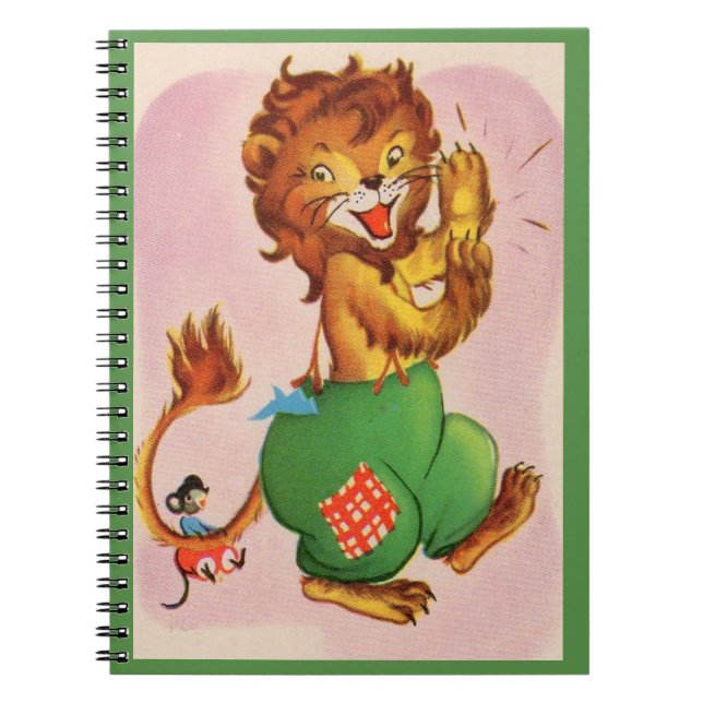  Horace the Lion and friend Notebook (Front)