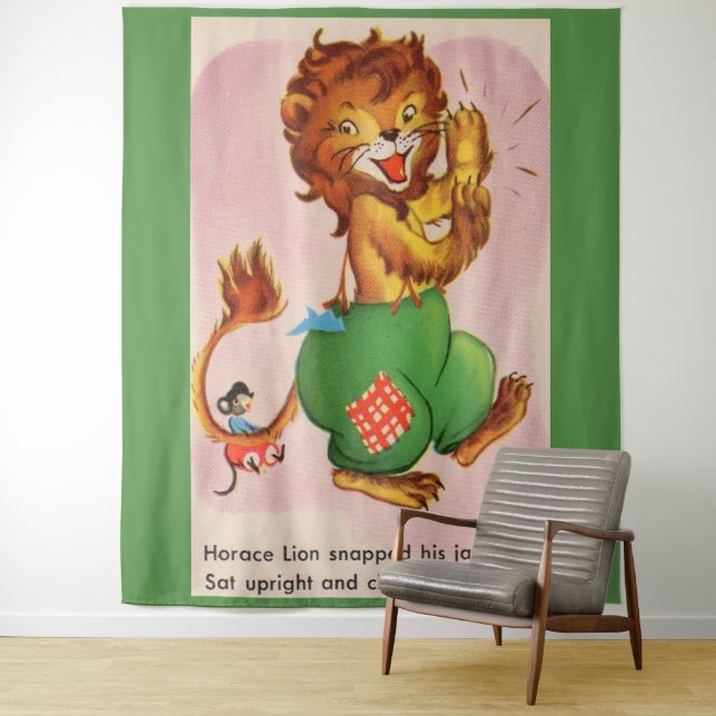  Horace the Lion and friend  Tapestry (In Situ)