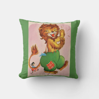  Horace the Lion and friend Throw Pillow