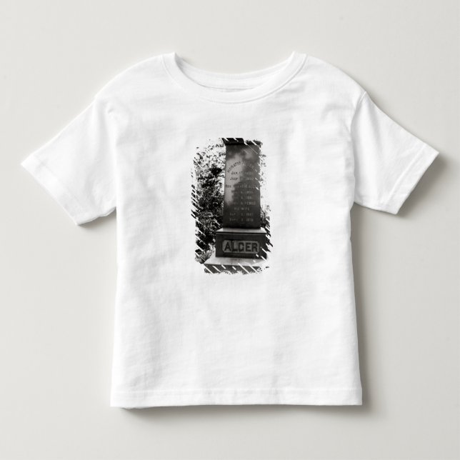 Horatio Alger's grave in Natick, Massachusetts Toddler T-shirt (Front)