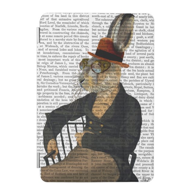 Horatio Hare On Chair iPad Mini Cover (Front)