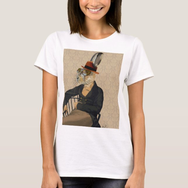 Horatio Hare on Chair T-Shirt (Front)